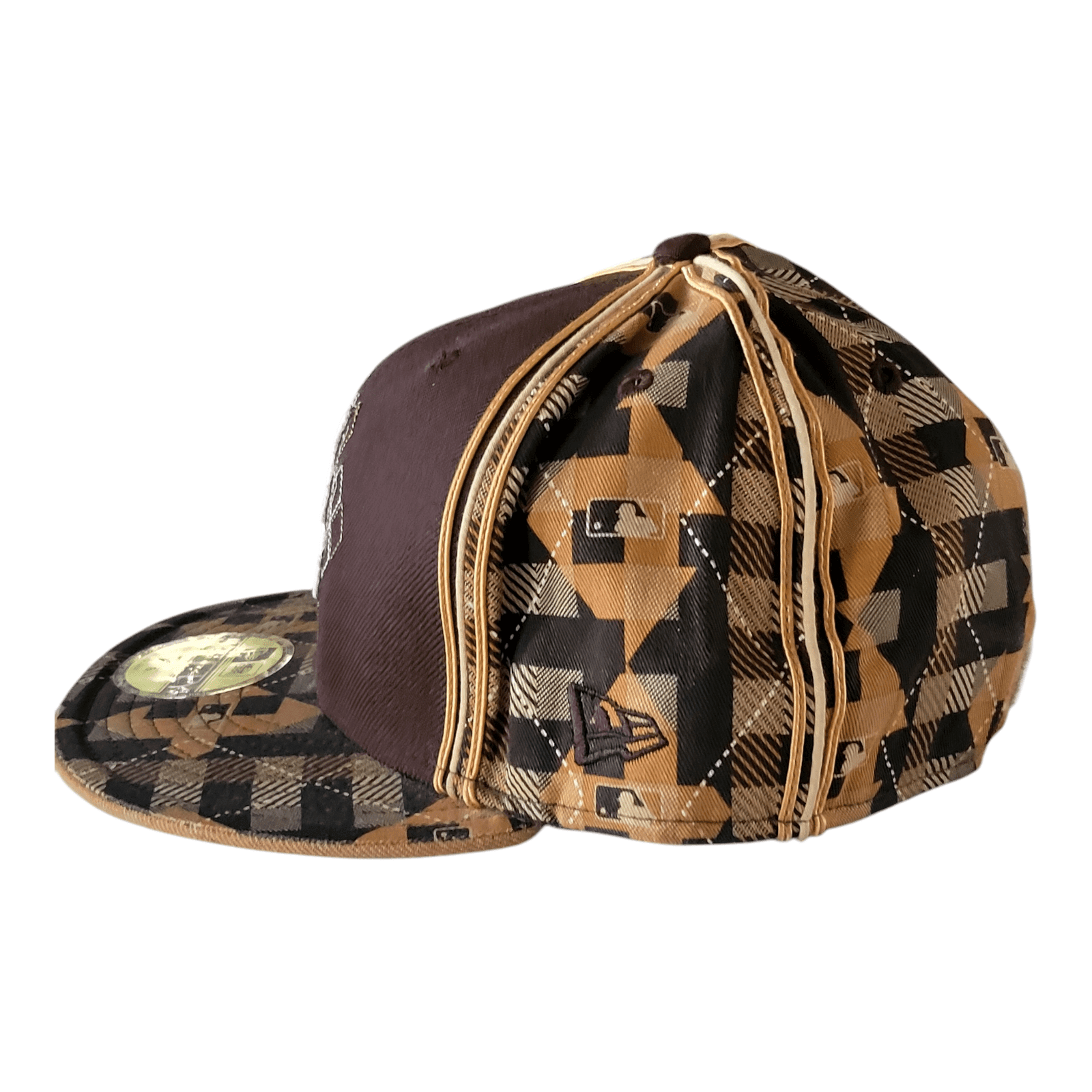 Atlanta Braves New Era Geometric 59FIFTY Cap 7 3/8 - USASTARFASHION