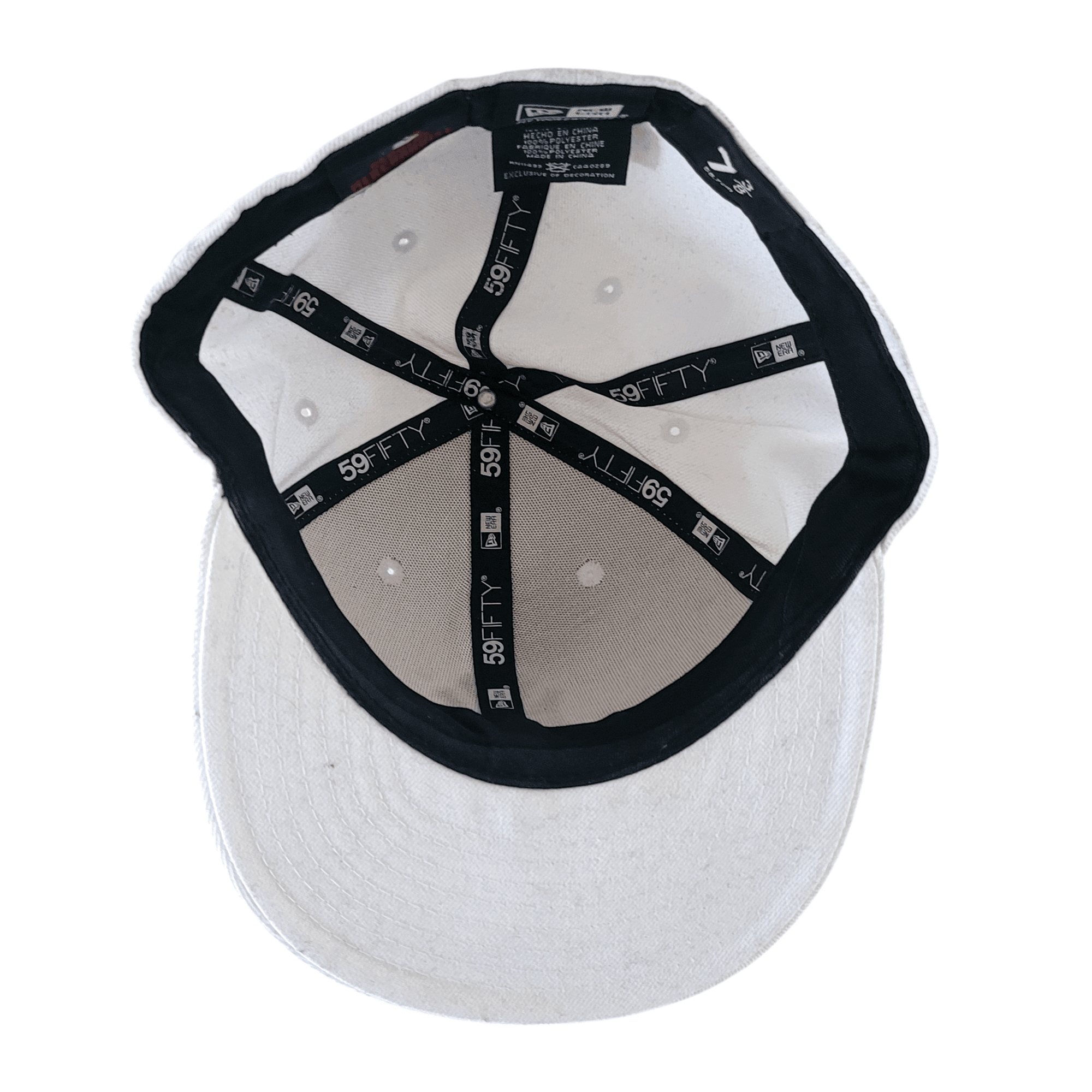 New Era Yankees 59FIFTY White Cap 7 3/8 (58.7 cm) - USASTARFASHION