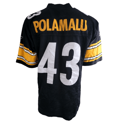 Pittsburgh Steelers Troy Polamalu Jersey 43 - Size L - USASTARFASHION
