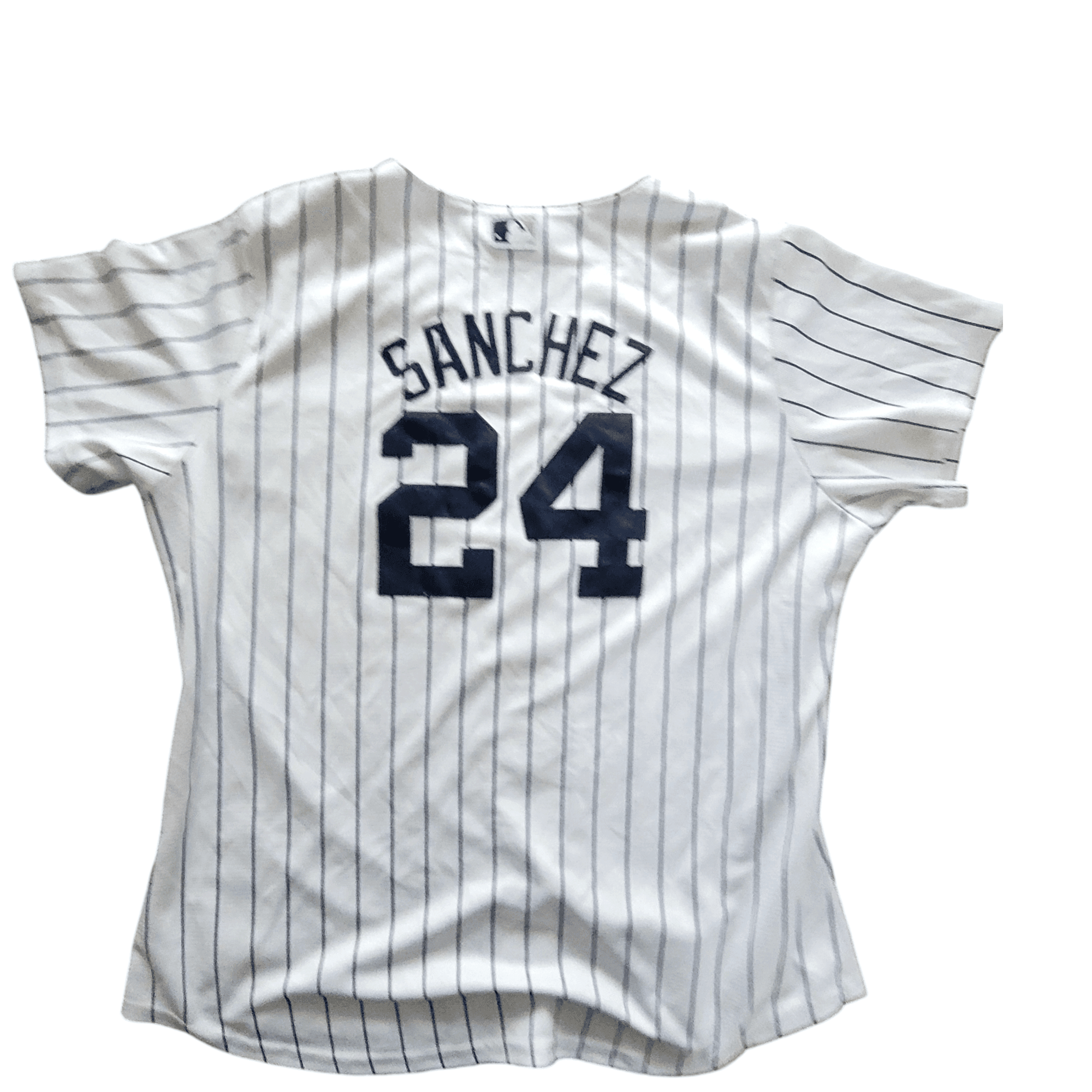 New York Yankees Gary Sanchez #24 Pinstripe Jersey - Youth Size XL - USASTARFASHION
