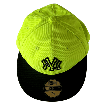 New Era 59FIFTY Neon Yellow MLB Fitted Cap (7 1/8) - USASTARFASHION