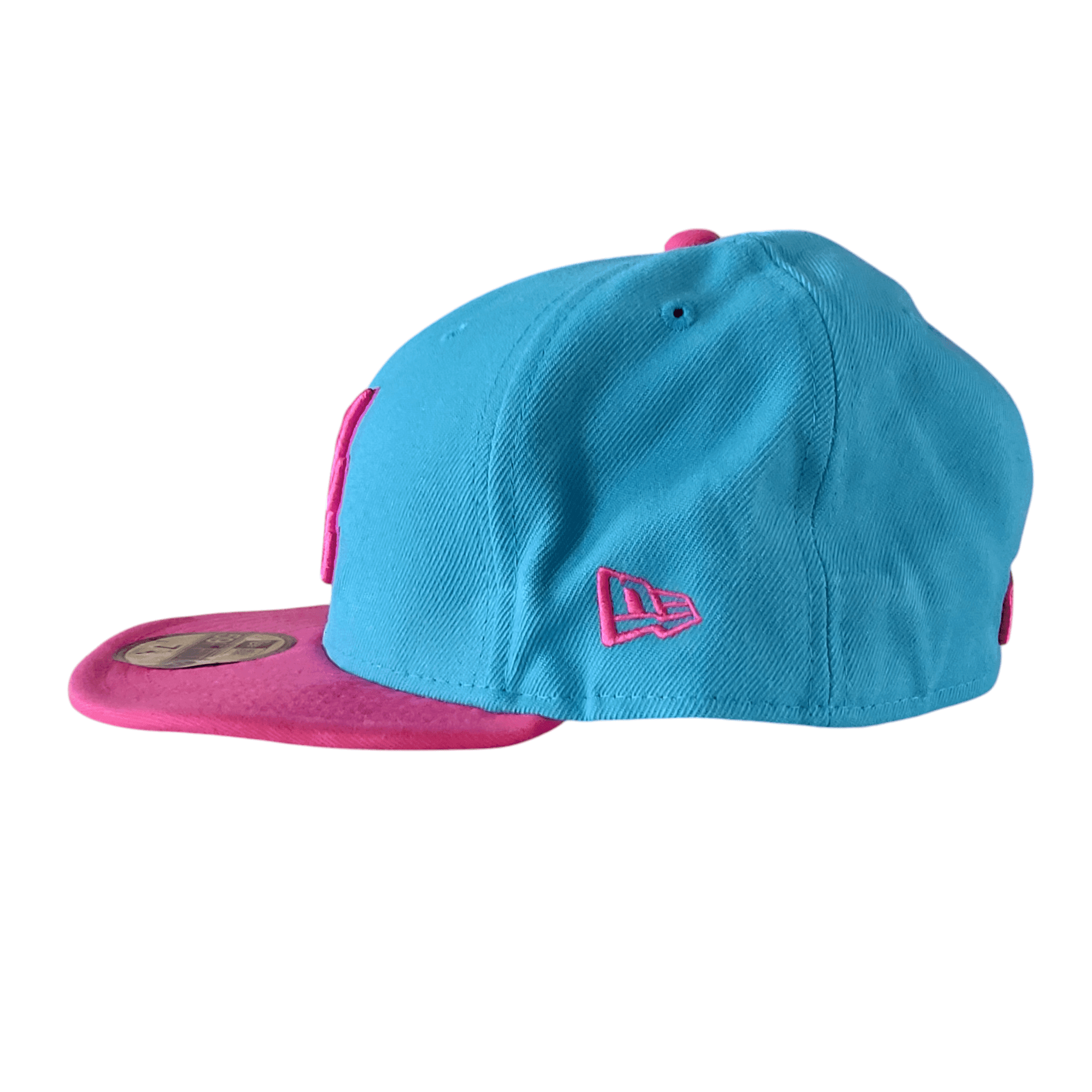 New Era 59FIFTY Atlanta Braves Fitted Hat - Aqua & Pin 7 1/4 (57.7 cm) - USASTARFASHION