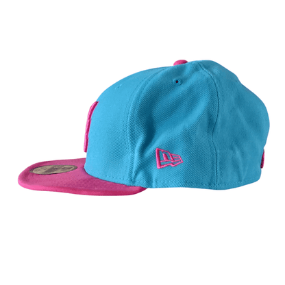 New Era 59FIFTY Atlanta Braves Fitted Hat - Aqua & Pin 7 1/4 (57.7 cm) - USASTARFASHION
