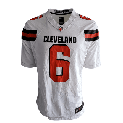 Nike On - Field Cleveland Browns Baker Mayfield Jersey (Size L, White) - USASTARFASHION