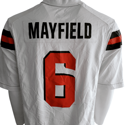 Nike On - Field Cleveland Browns Baker Mayfield Jersey (Size L, White) - USASTARFASHION