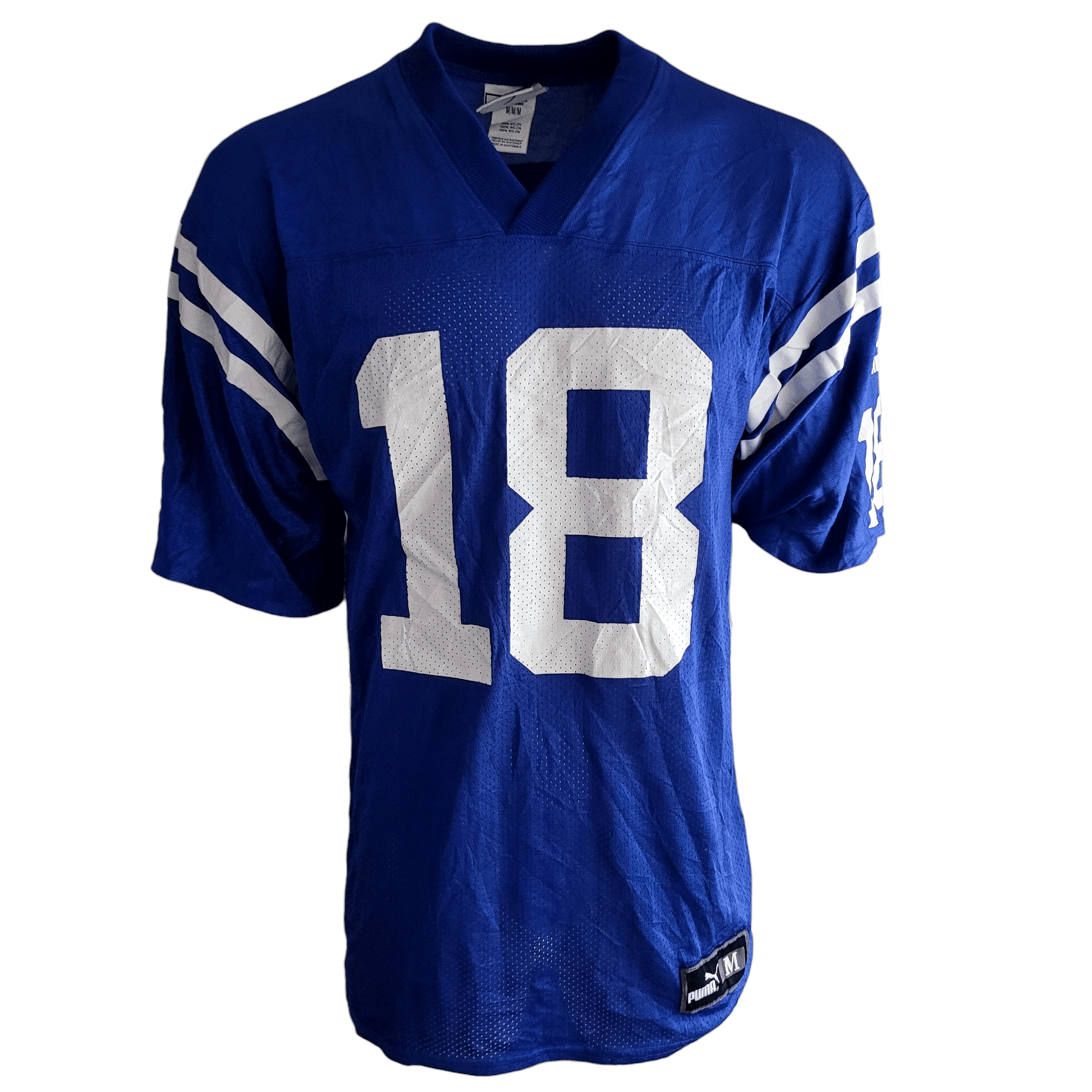 Vintage Puma Indianapolis Colts Peyton Manning Jersey (Size M) - USASTARFASHION