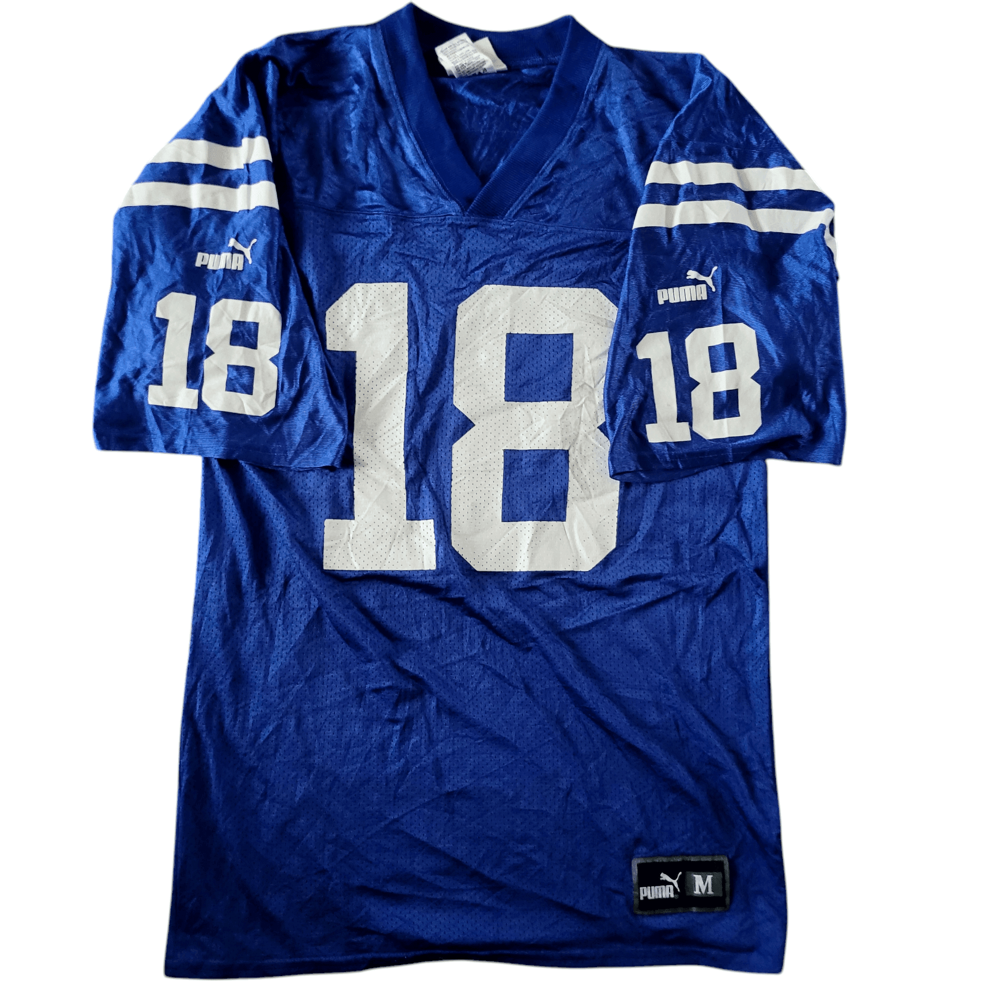 Vintage Puma Indianapolis Colts Peyton Manning Jersey (Size M) - USASTARFASHION