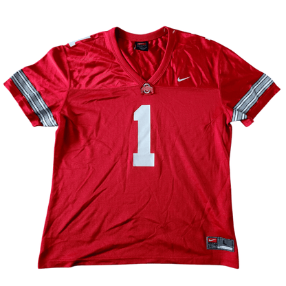 Nike Ohio State Buckeyes 1 Football Jersey - Youth Size L - USASTARFASHION