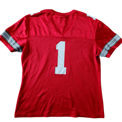 Nike Ohio State Buckeyes 1 Football Jersey - Youth Size L - USASTARFASHION