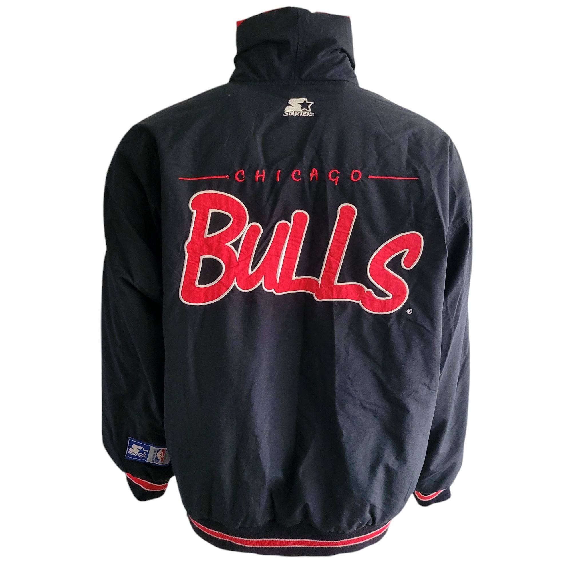 Vintage Chicago Bulls Starter Jacket - Size L - USASTARFASHION
