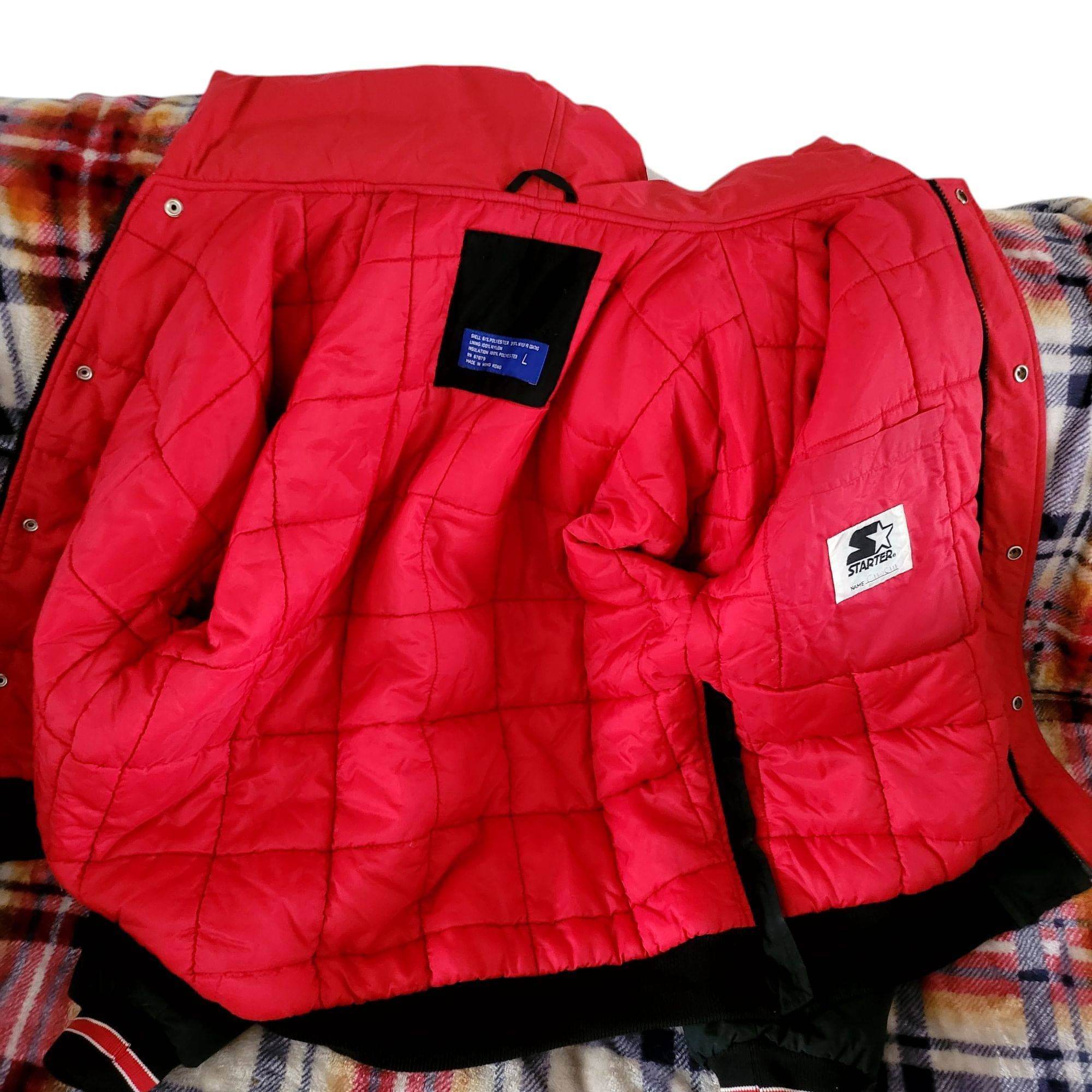 Vintage Chicago Bulls Starter Jacket - Size L - USASTARFASHION