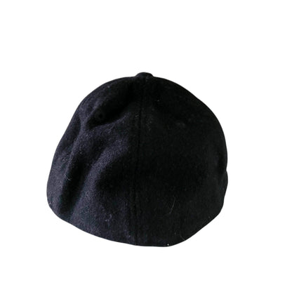 New Era 59FIFTY Black Wool Fitted Hat 7 3/8 - USASTARFASHION