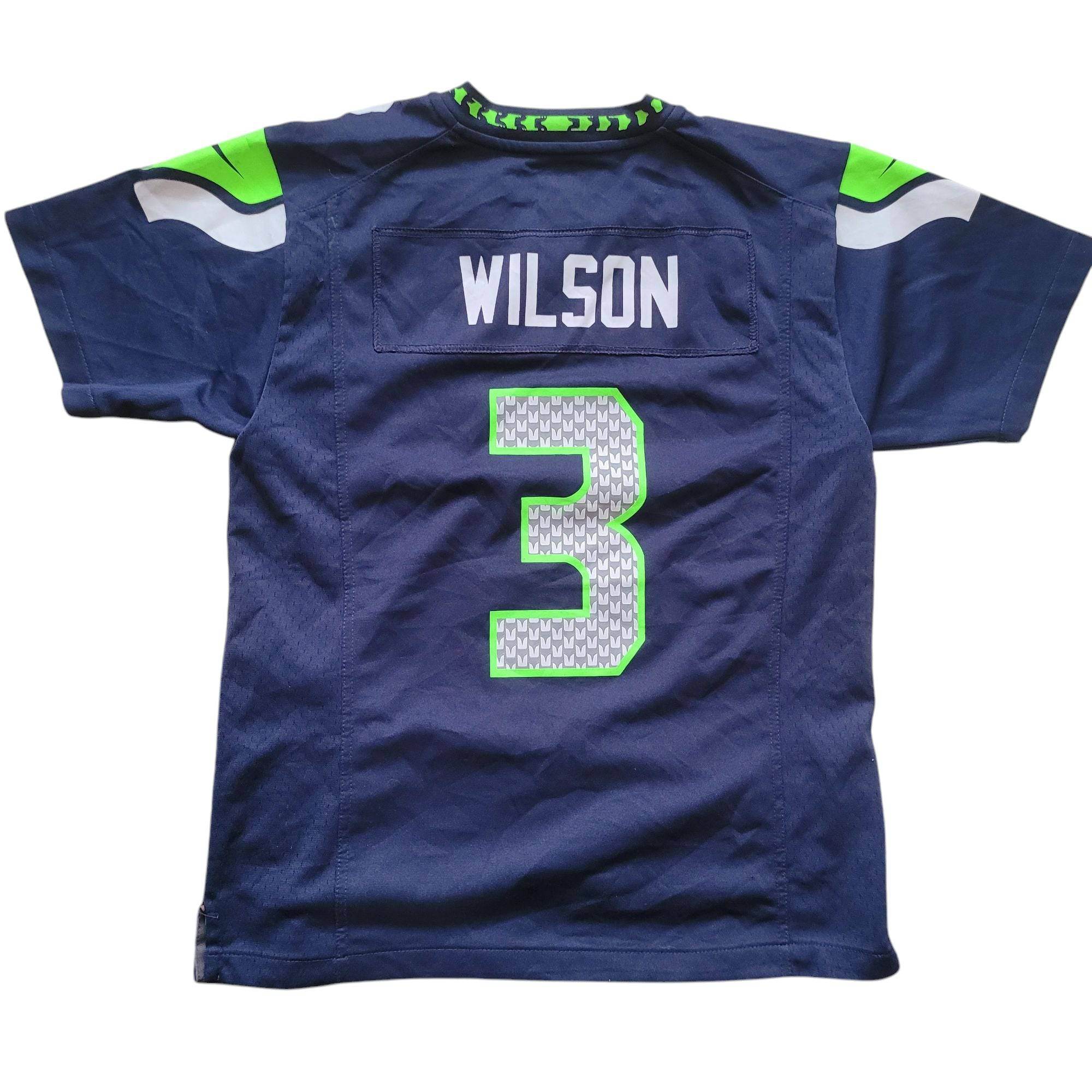 Nike NFL Seattle Seahawks Russell Wilson Jersey (Youth Medium 10 - 12) - USASTARFASHION