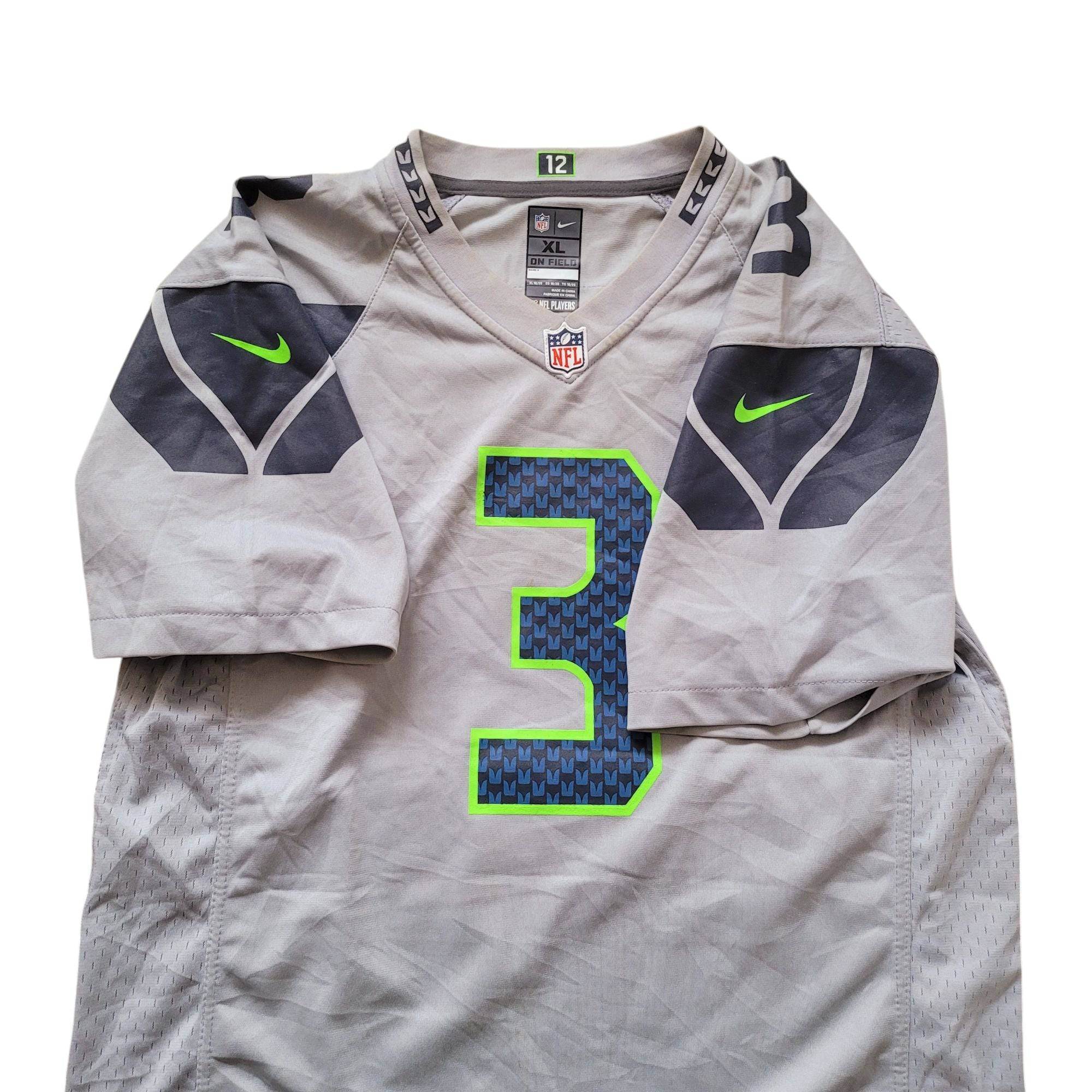 Nike NFL Seattle Seahawks Russell Wilson Jersey Youth XL - USASTARFASHION