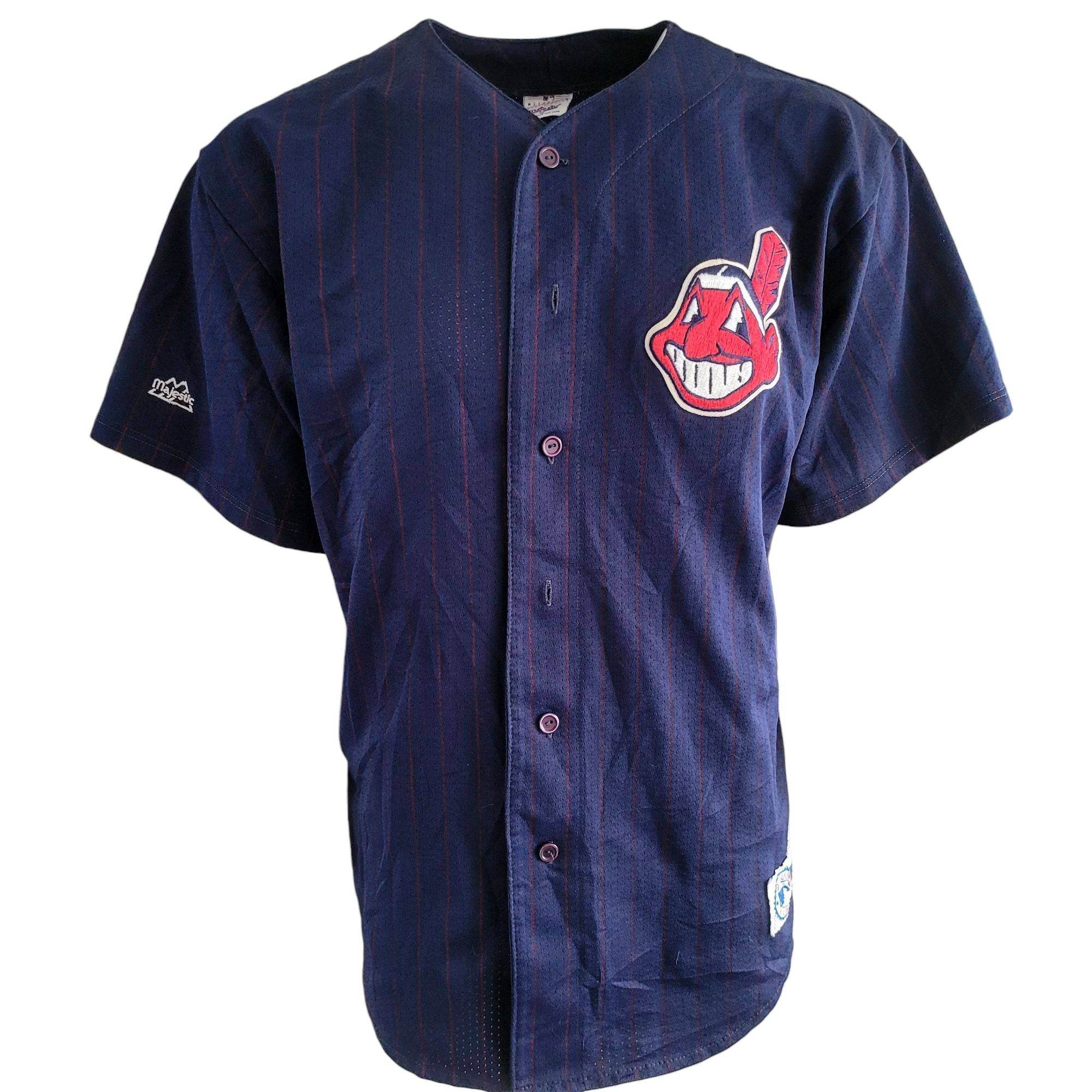 Vintage Majestic Cleveland Indians MLB Jersey XL - USASTARFASHION