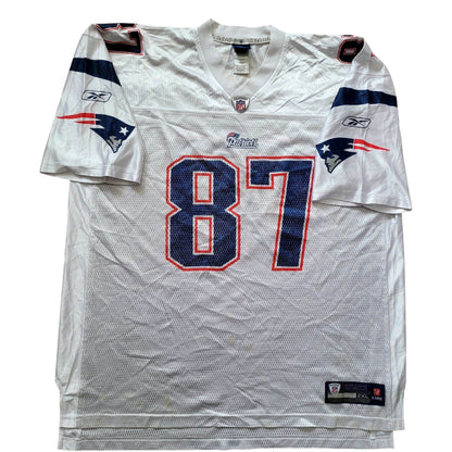 Reebok Rob Gronkowski 87 New England Patriots Jersey - Size 2XL - USASTARFASHION