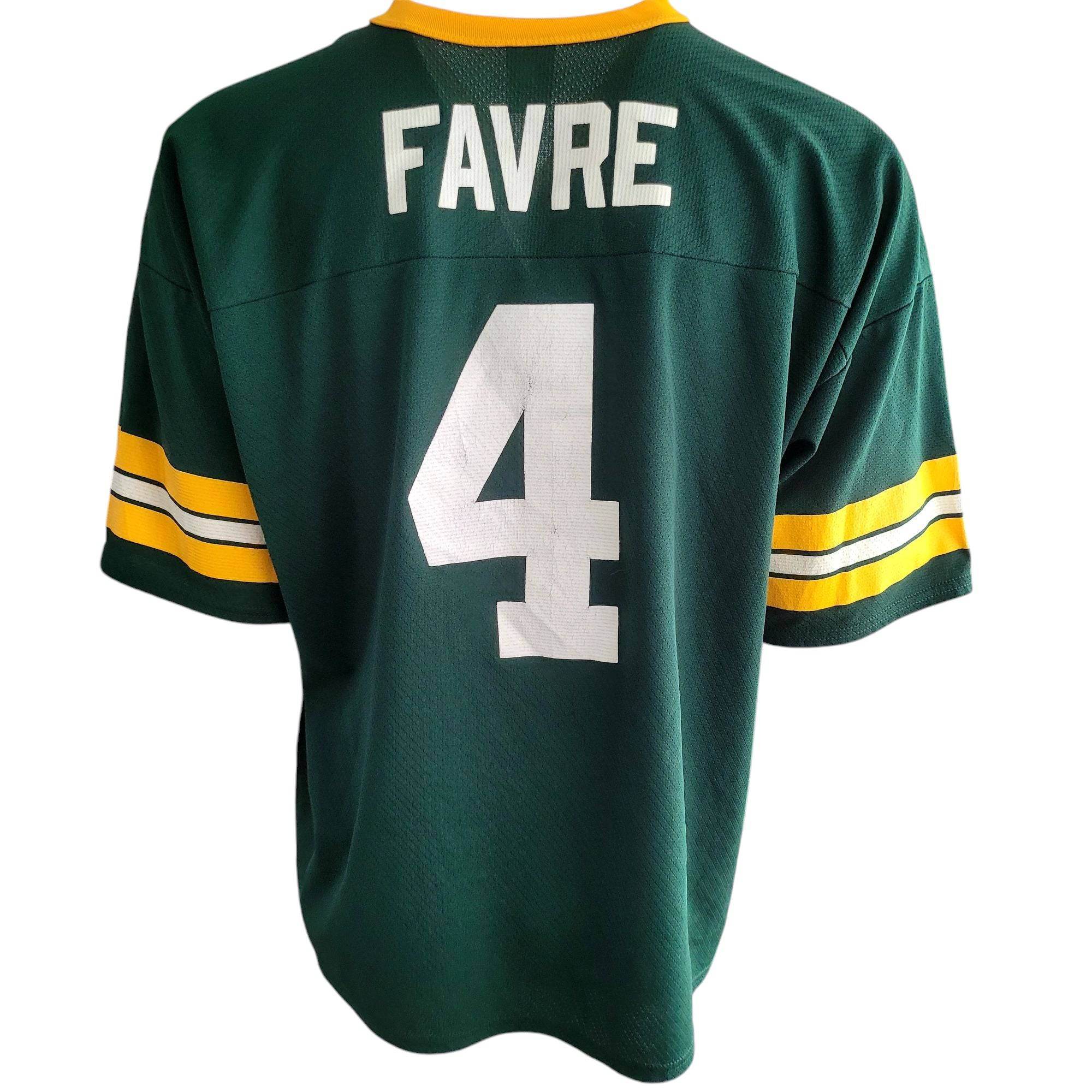 Vintage Logo 7 Brett Favre Green Bay Packers Jersey - XXL - USASTARFASHION