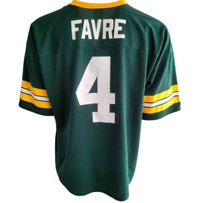 Vintage Logo 7 Brett Favre Green Bay Packers Jersey - XXL - USASTARFASHION
