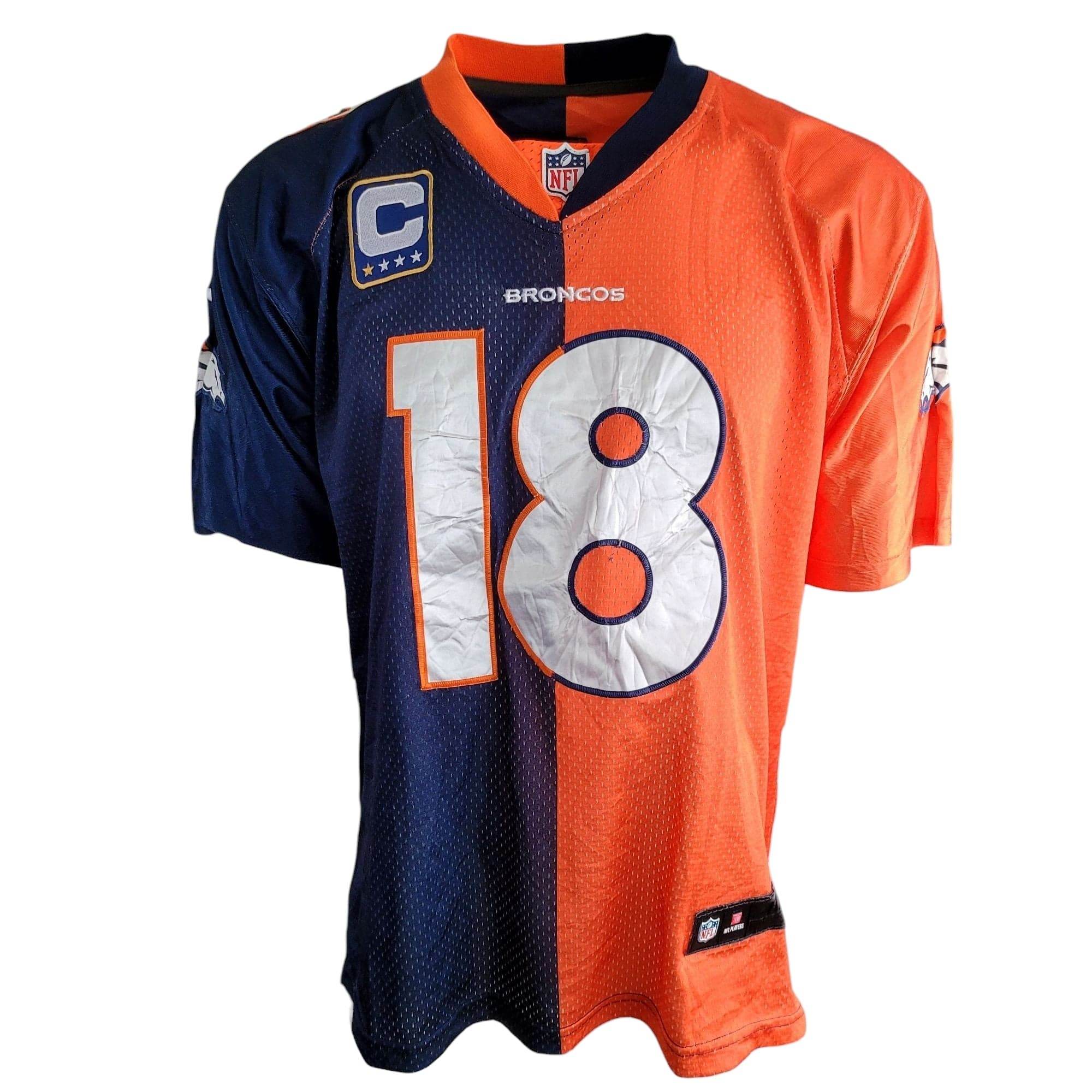 Nike On - Field Peyton Manning Denver Broncos Split Jersey - Size 40 M - USASTARFASHION