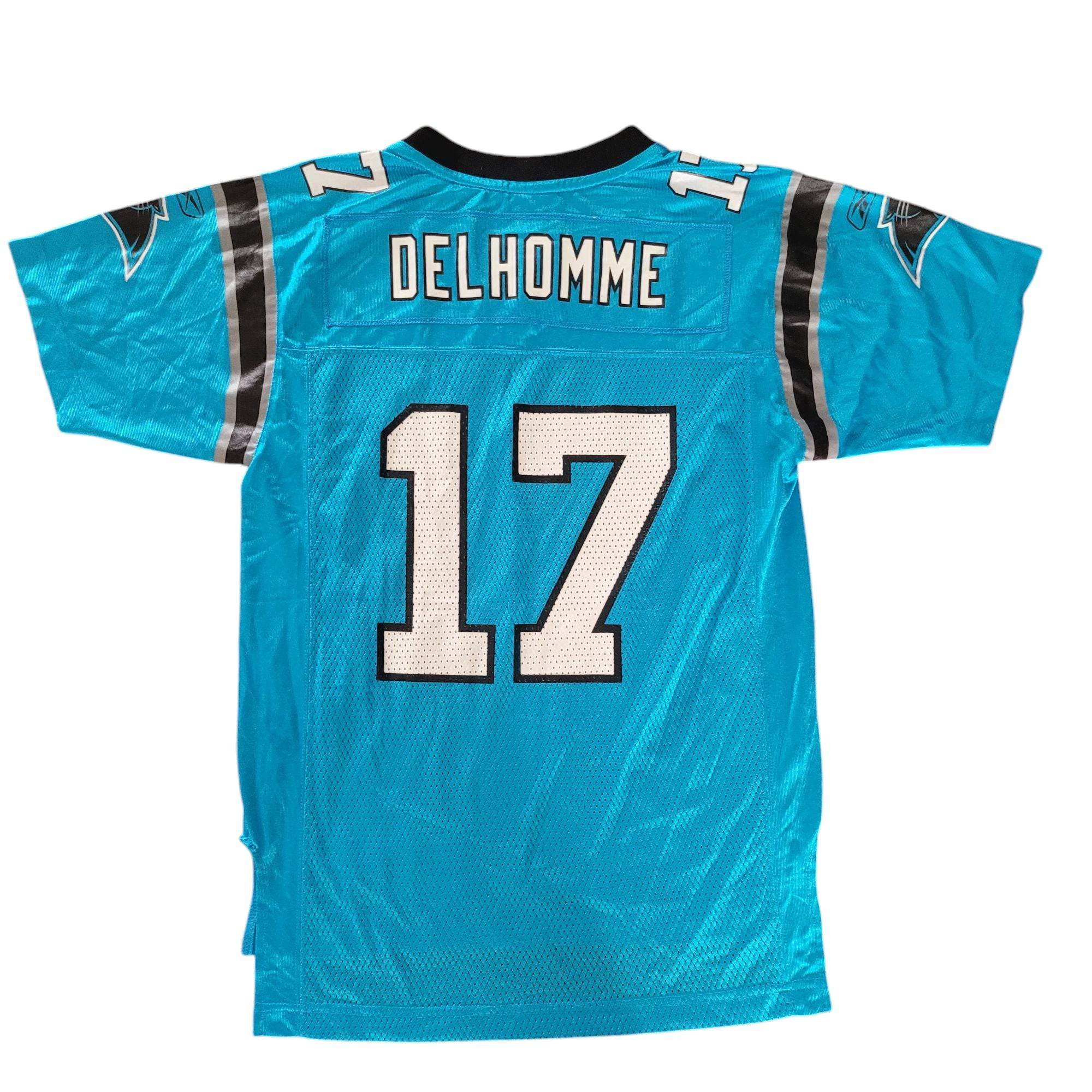 Reebok Jake Delhomme Carolina Panthers Jersey - Blue Size M Medium (10 - 12) - USASTARFASHION