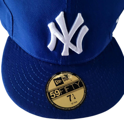 New York Yankees Royal Blue 59FIFTY Fitted Hat - Size 7 1/4 - USASTARFASHION