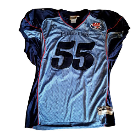 GameWear Team Sports Tri - Cities Titans 55 Jersey (Size L) - USASTARFASHION