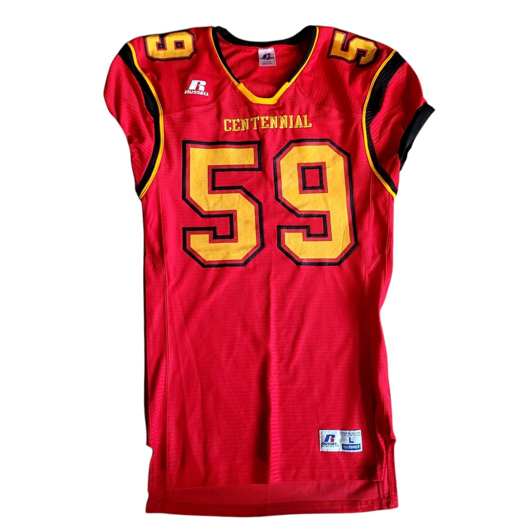 Russell Athletic Centennial 59 Football Jersey (Size L, Unisex Adult) - USASTARFASHION