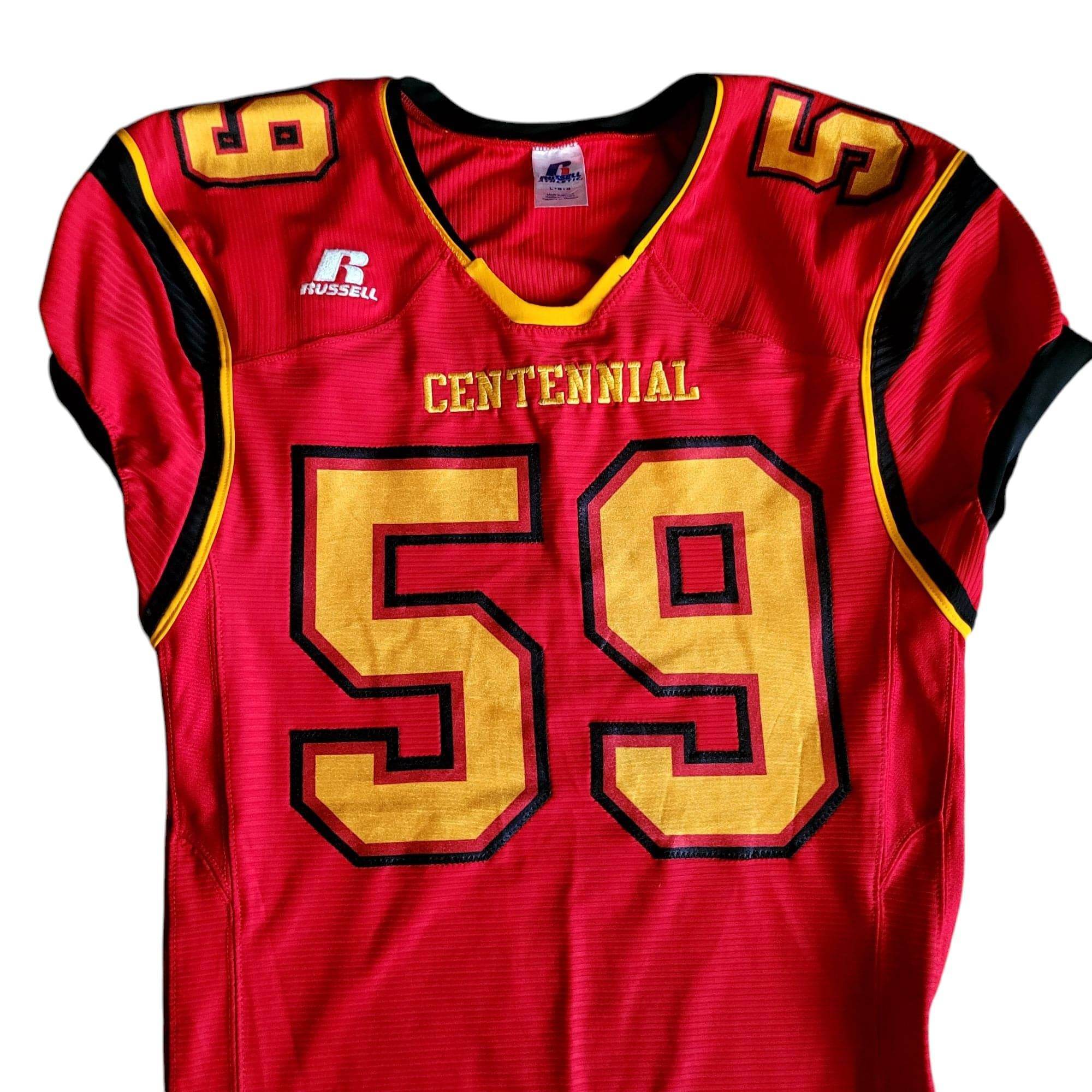 Russell Athletic Centennial 59 Football Jersey (Size L, Unisex Adult) - USASTARFASHION