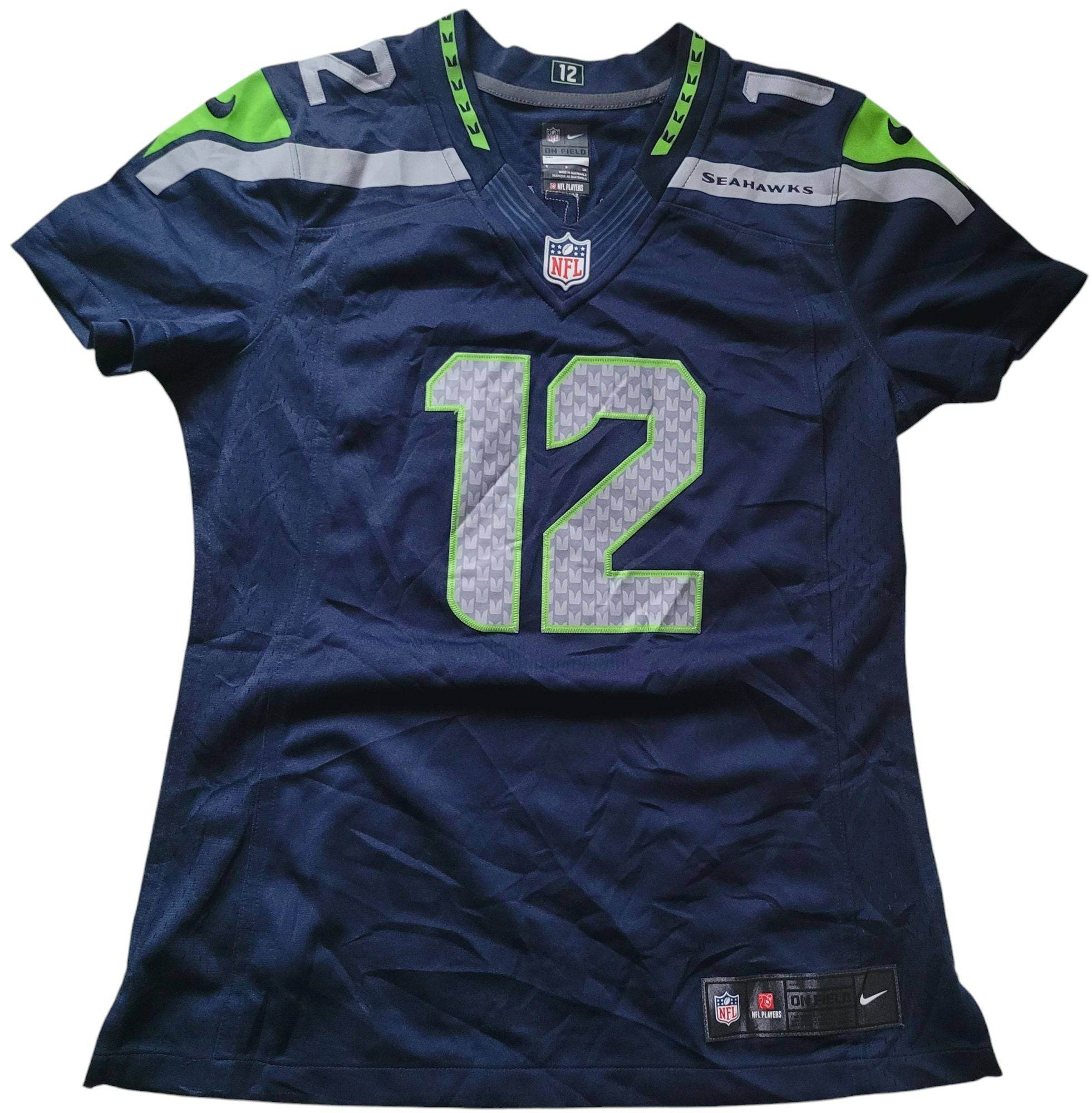 Nike Seattle Seahawks 12 On - Field Jersey Women’s Size Small - USASTARFASHION