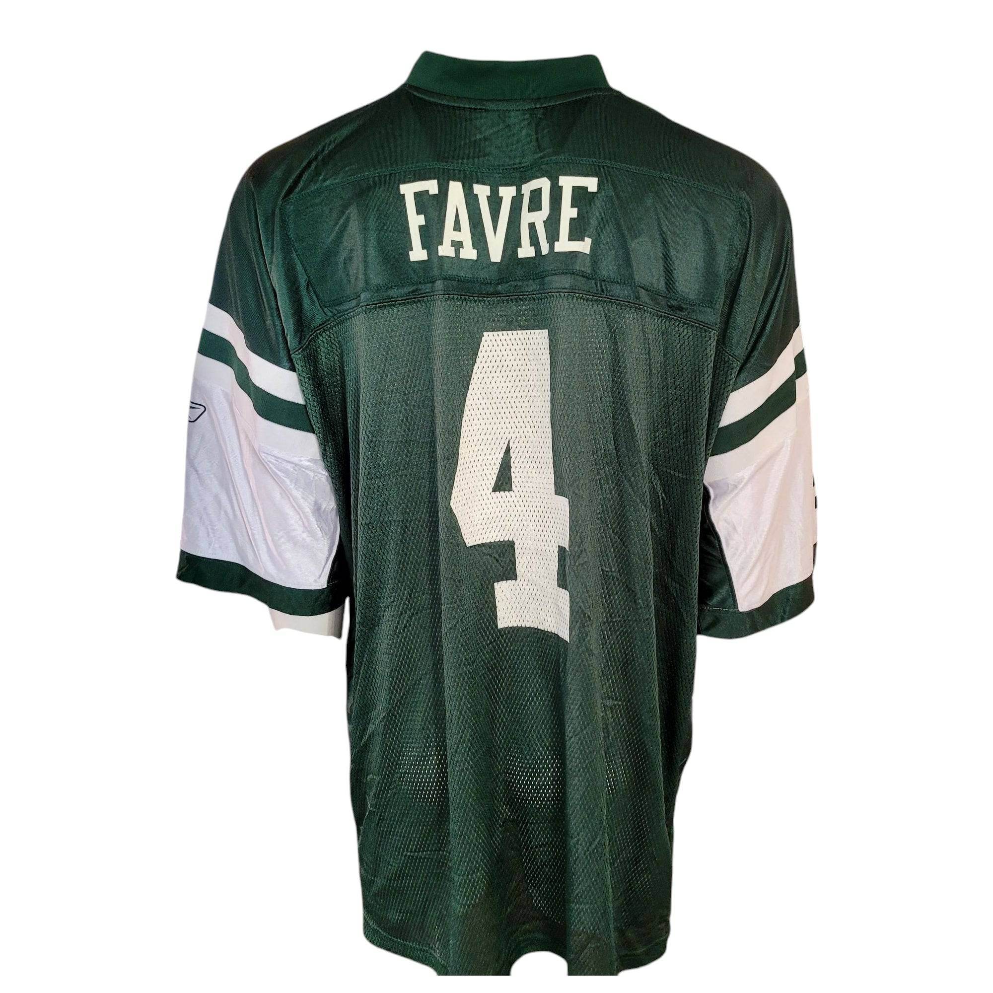 Vintage Reebok NFL New York Jets Brett Favre 4 Jersey - 3XL - USASTARFASHION