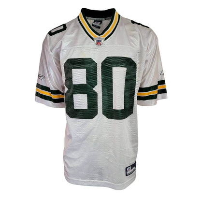 Vintage Reebok Green Bay Packers Donald Driver 80 Jersey - L - USASTARFASHION
