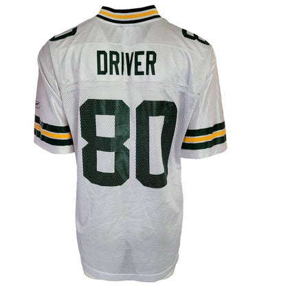 Vintage Reebok Green Bay Packers Donald Driver 80 Jersey - L - USASTARFASHION
