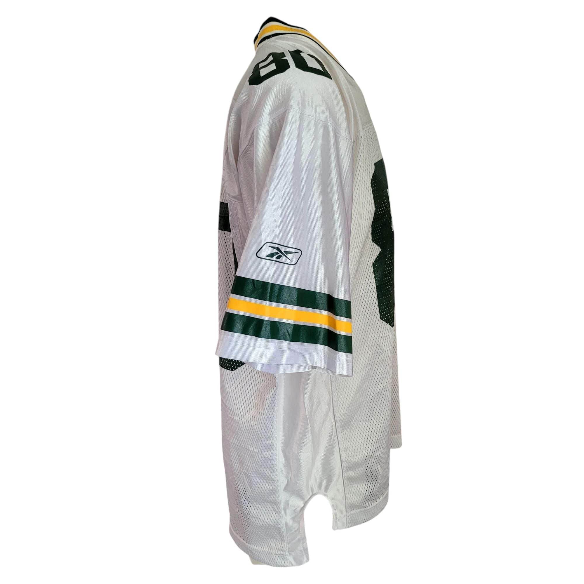 Vintage Reebok Green Bay Packers Donald Driver 80 Jersey - L - USASTARFASHION