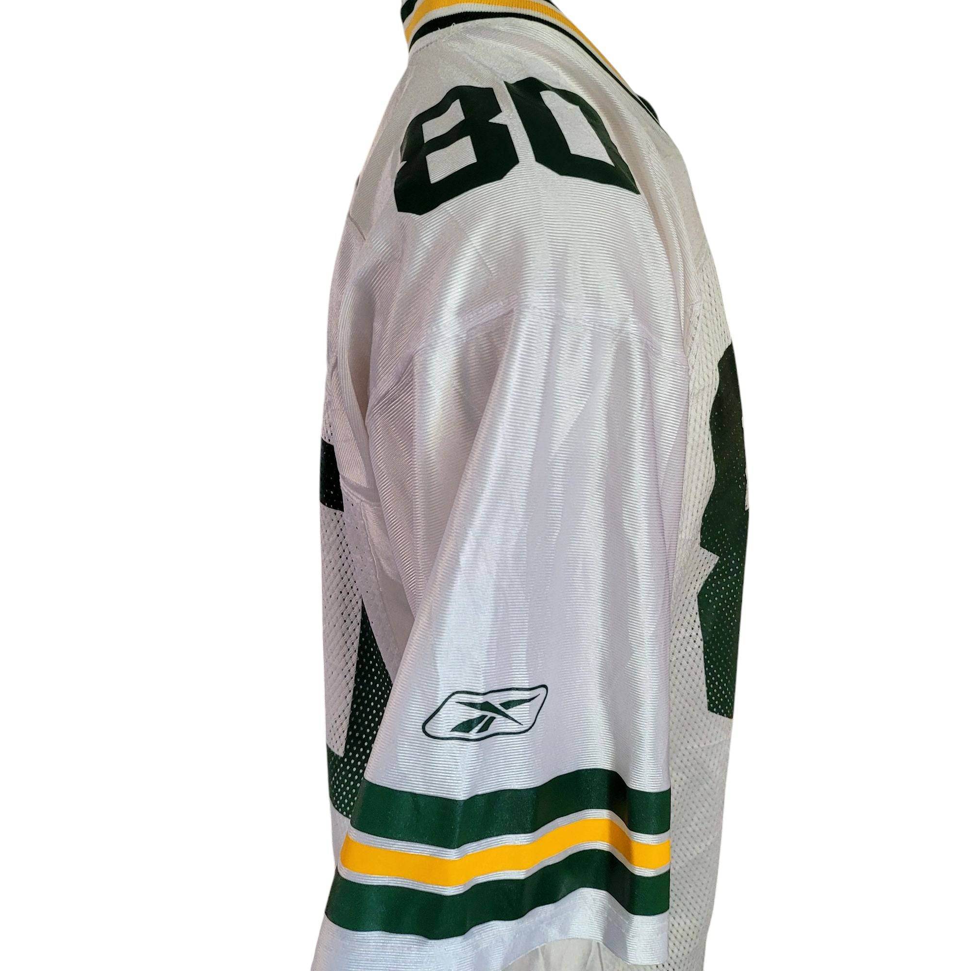 Vintage Reebok Green Bay Packers Donald Driver 80 Jersey - L - USASTARFASHION