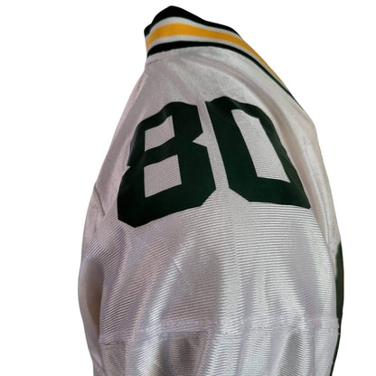 Vintage Reebok Green Bay Packers Donald Driver 80 Jersey - L - USASTARFASHION