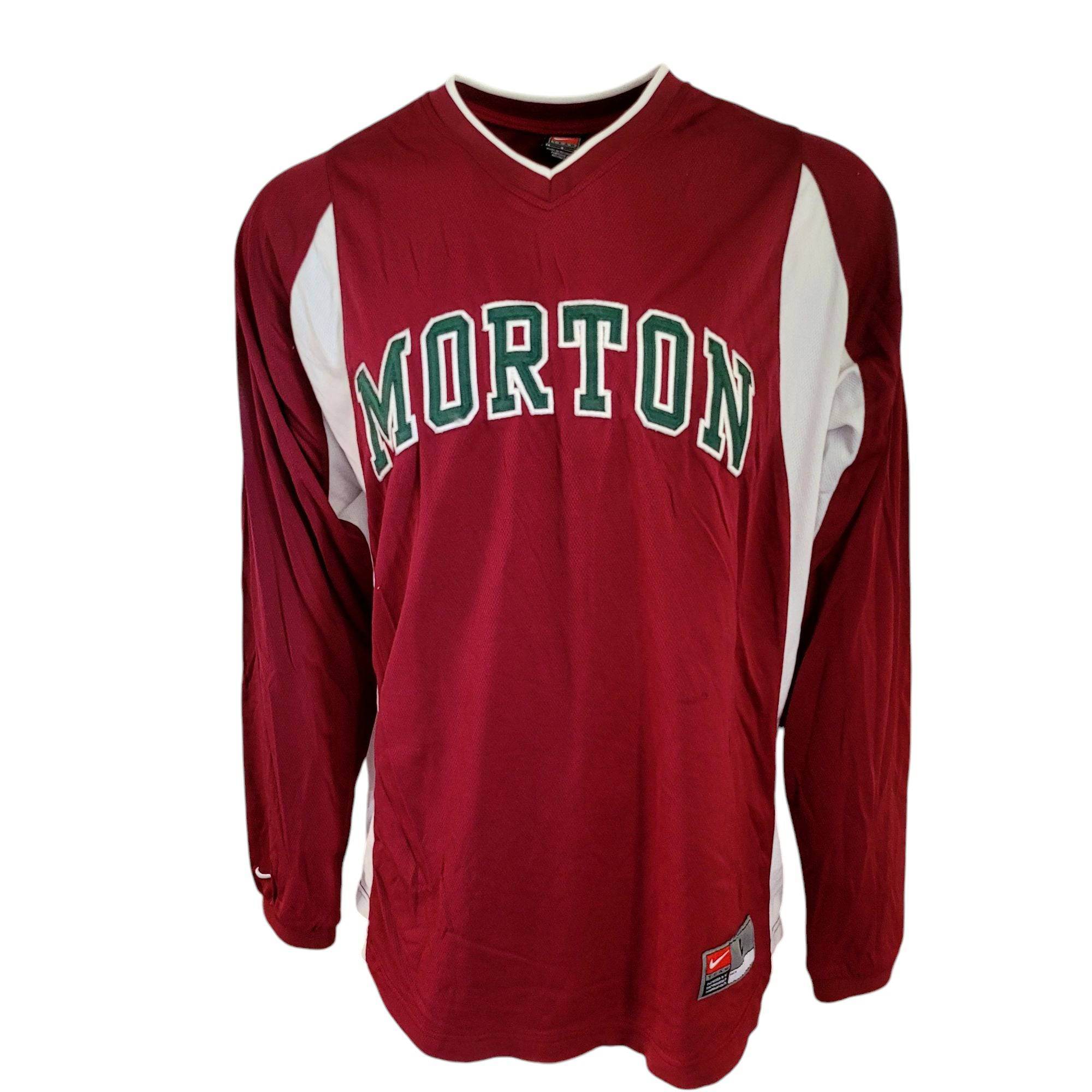Vintage Nike Team Morton Long Sleeve Jersey - Size L - USASTARFASHION