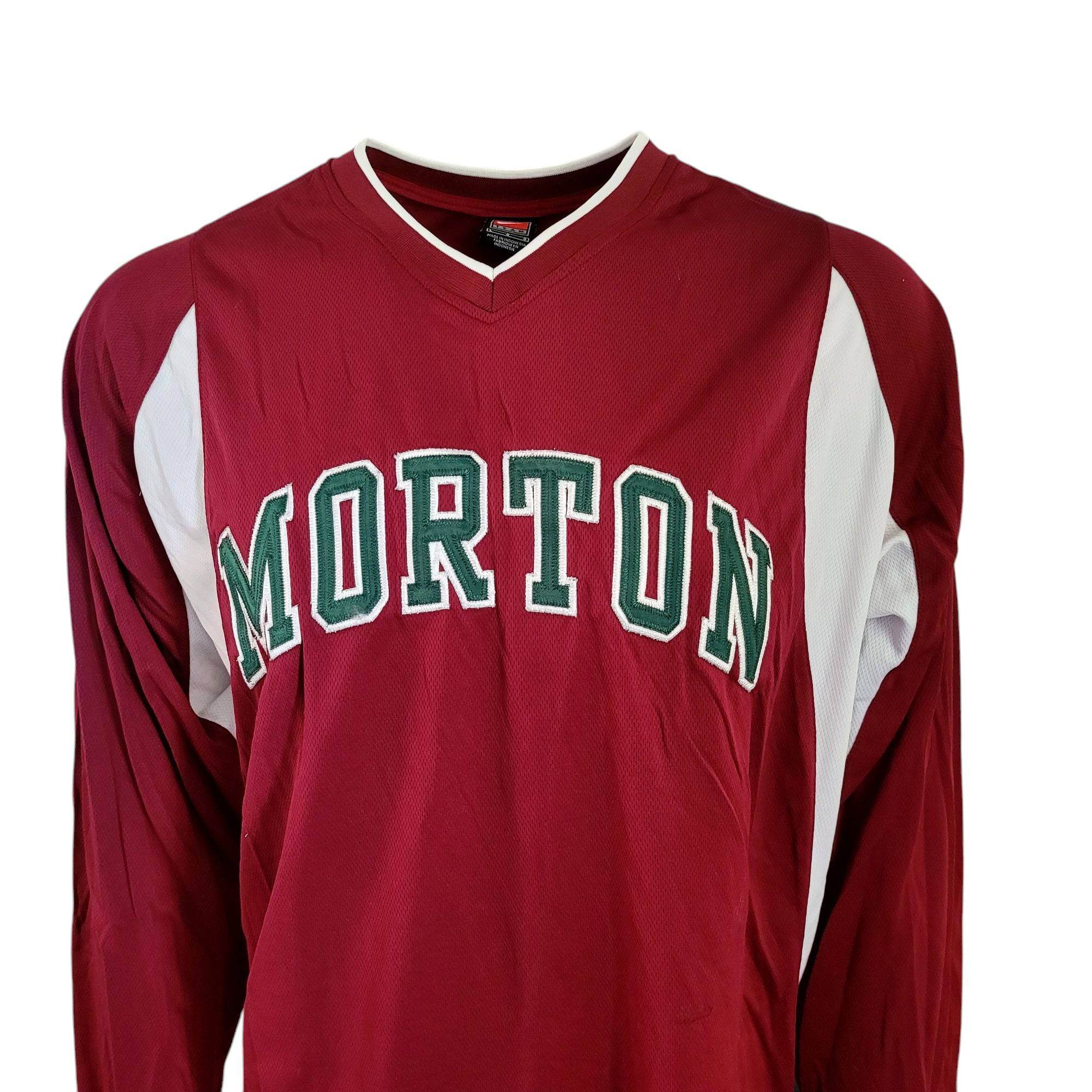 Vintage Nike Team Morton Long Sleeve Jersey - Size L - USASTARFASHION