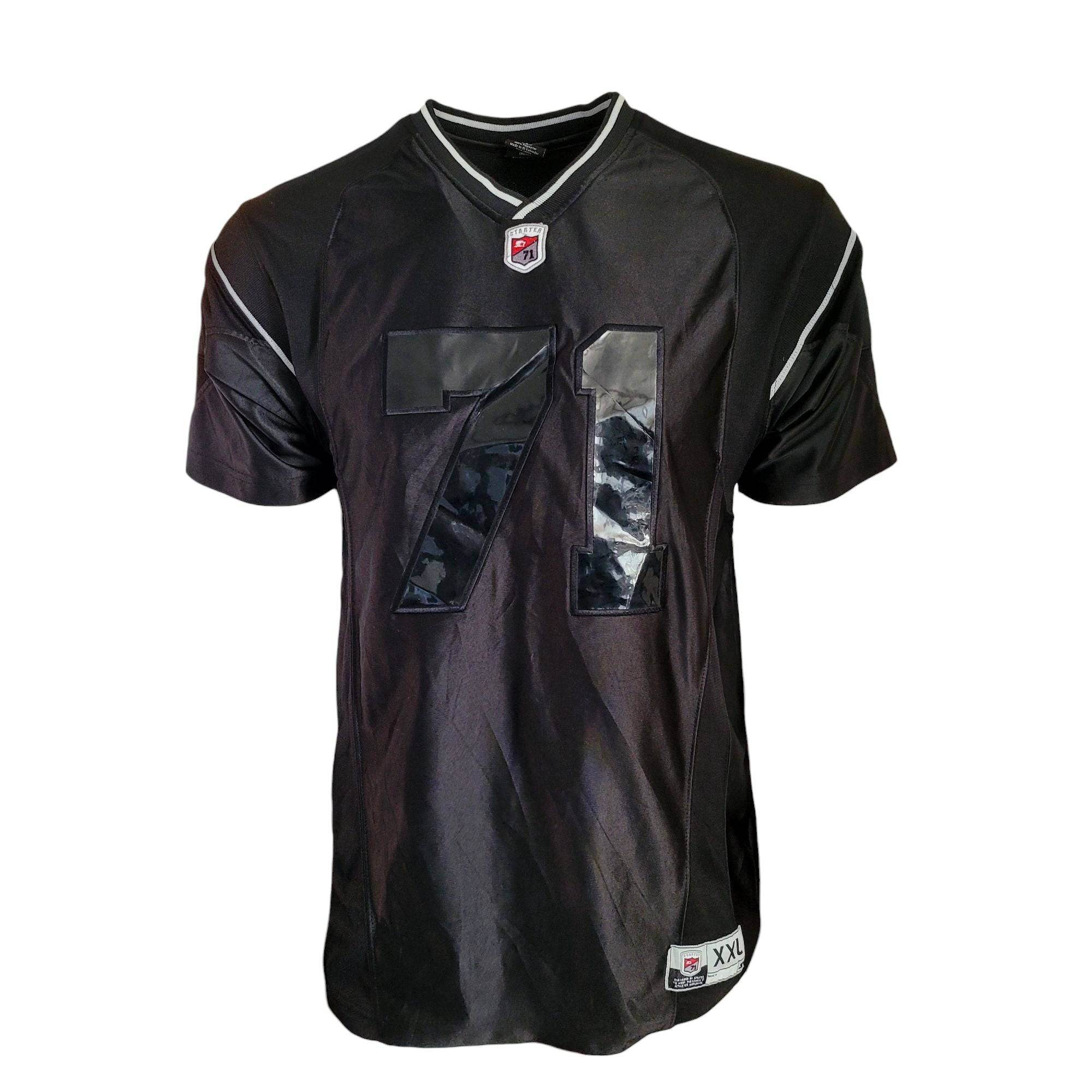 Vintage Starter 71 Jersey Black Camo Numbers - Size S - USASTARFASHION