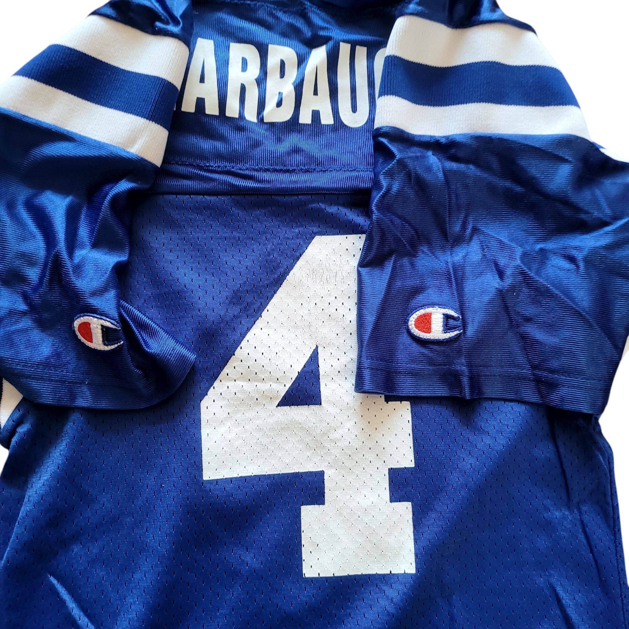 Rare Vintage Champion Jim Harbaugh Indianapolis Colts 4 Jersey - Youth S (6 - 8) - USASTARFASHION