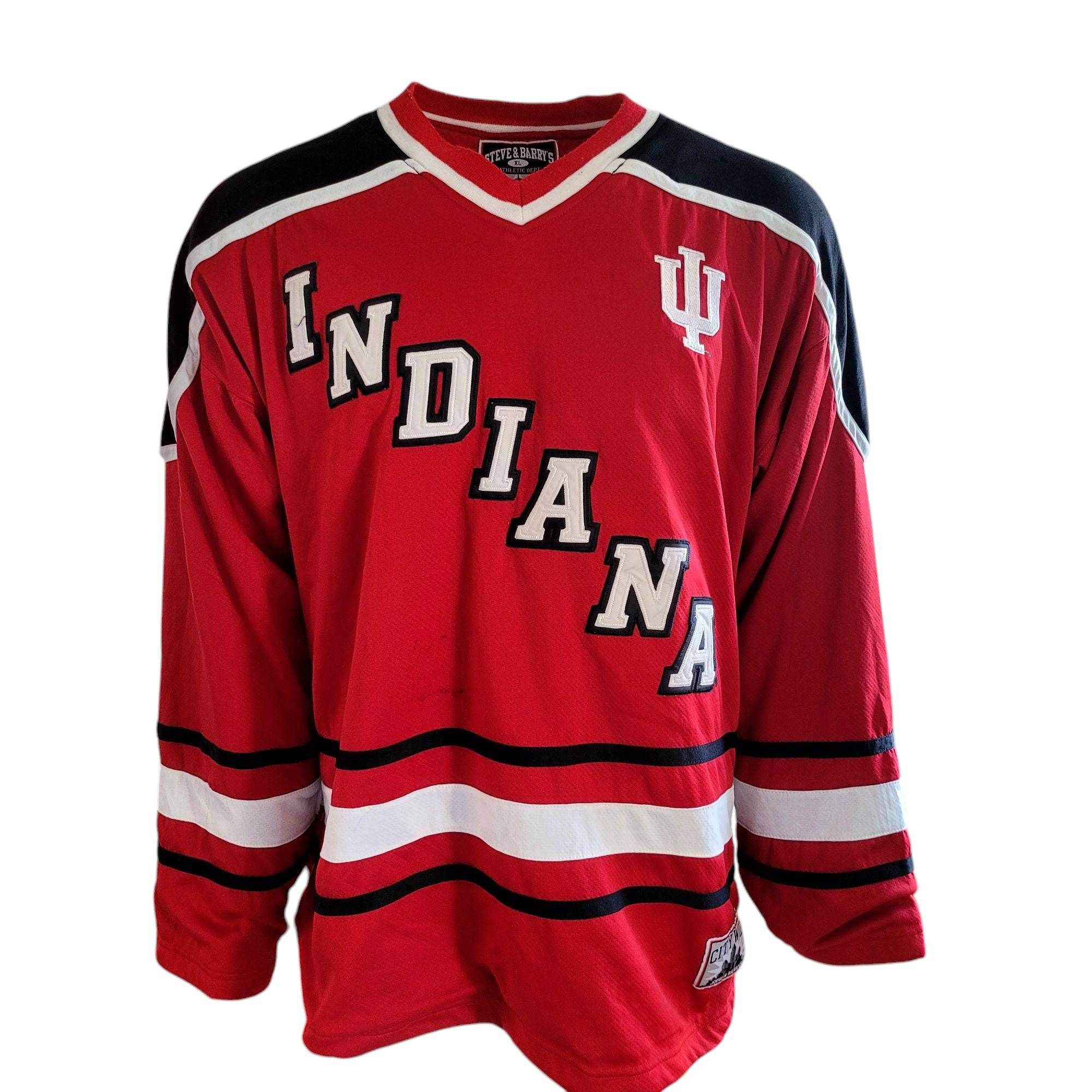 Vintage Steve & Barry’s Indiana Hockey-Style Jersey - XL - USASTARFASHION