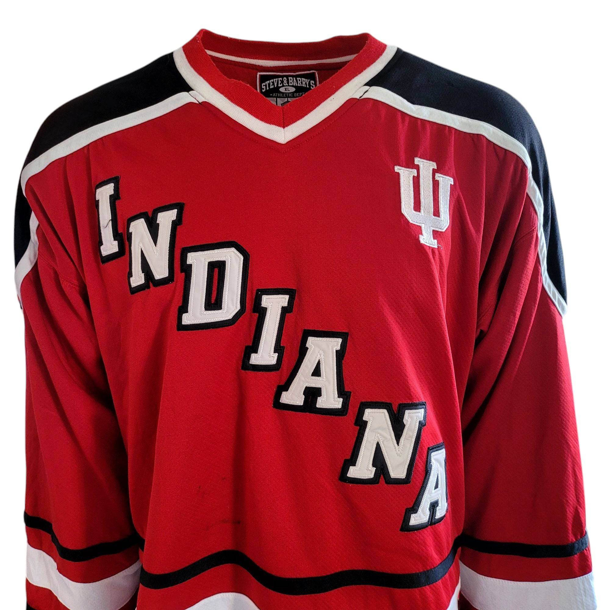 Vintage Steve & Barry’s Indiana Hockey-Style Jersey - XL - USASTARFASHION