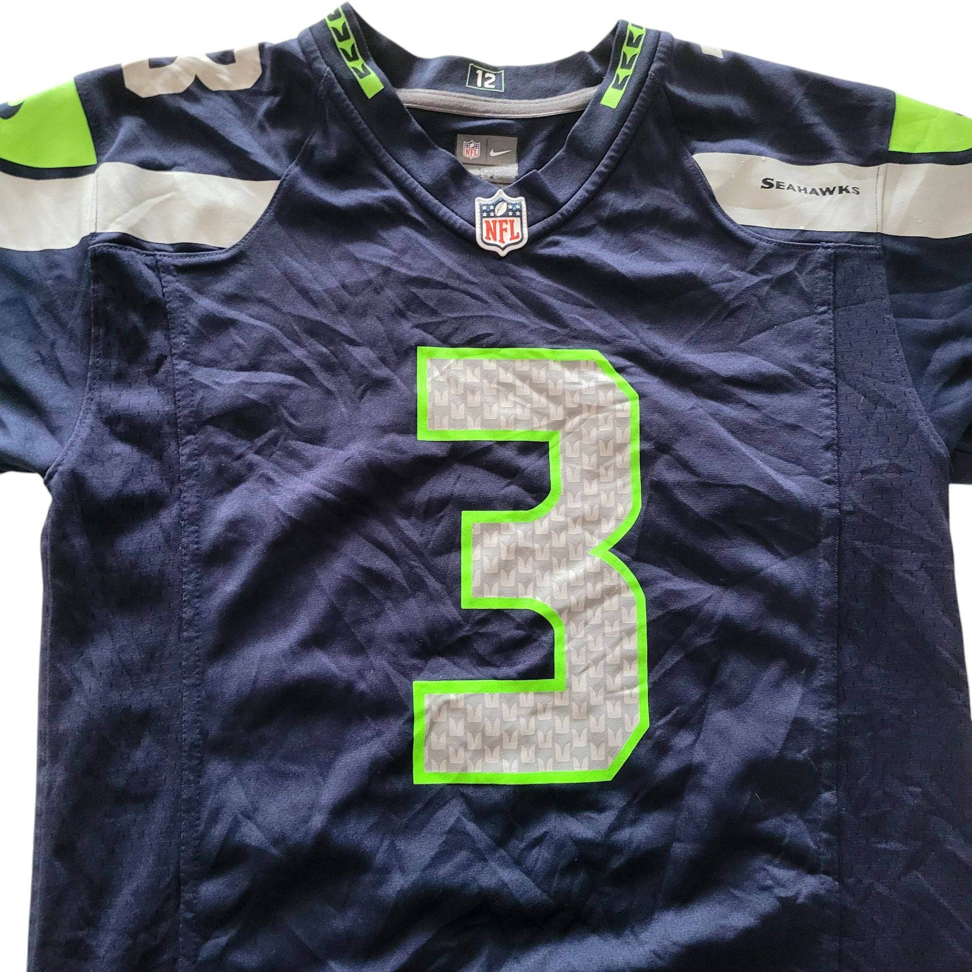 Vintage Seahawks Russell Wilson 3 Jersey – Youth Medium - USASTARFASHION