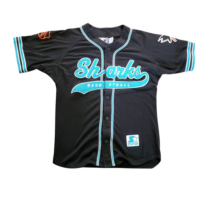 Vintage Starter San Jose Sharks Jersey Shirt – Size M - USASTARFASHION