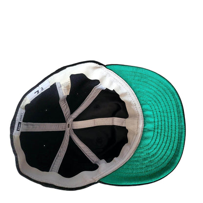 Vintage New Era Black Wool Fitted Cap – Size 7 3/8 - USASTARFASHION