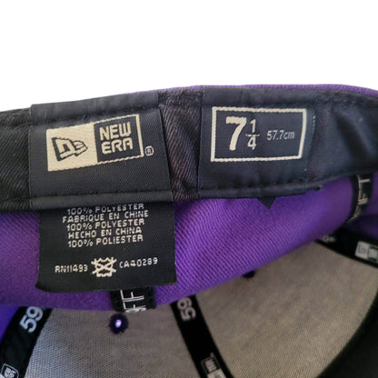 Vintage New Era 59FIFTY Purple Fitted Cap – Size 7 1/4 - USASTARFASHION
