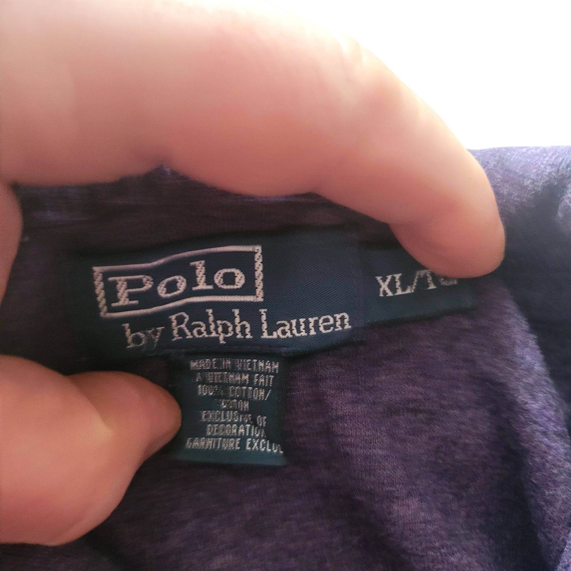 Polo Ralph Lauren Shawl Sweatshirt – Purple, Size XL - USASTARFASHION