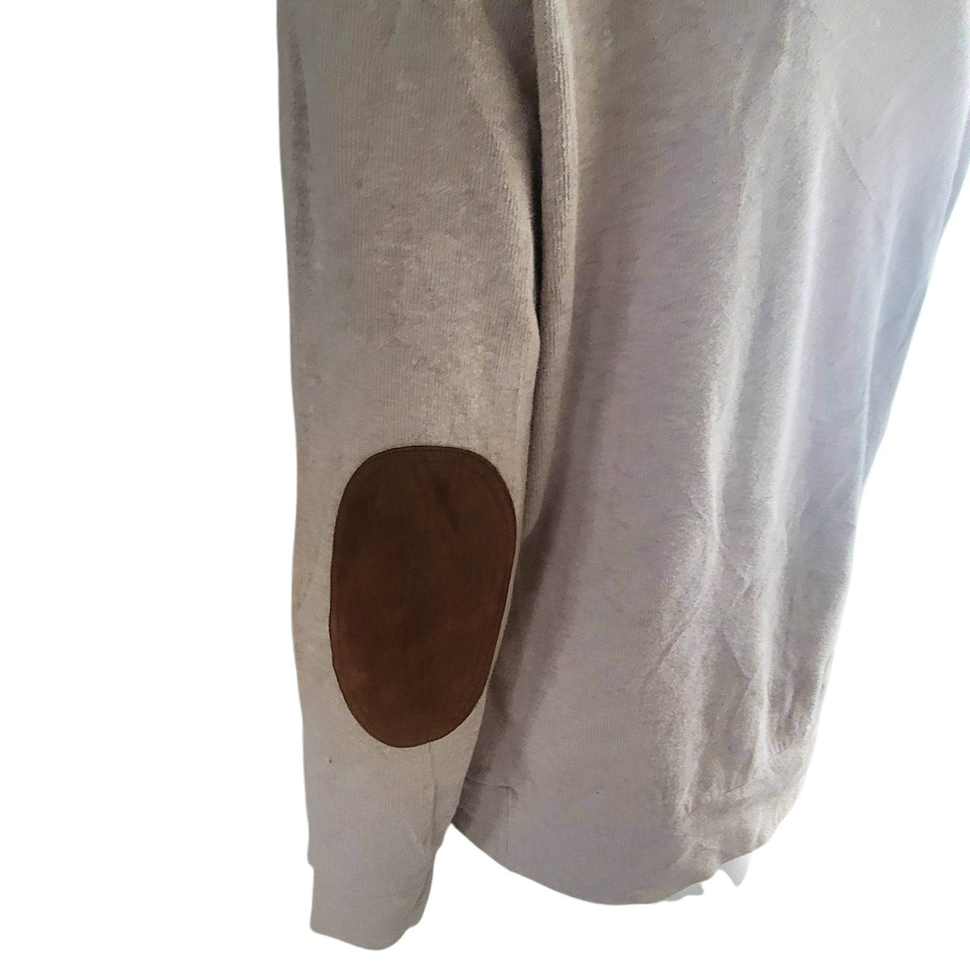 Polo Ralph Lauren Shawl Collar Sweatshirt – Beige, Size M - USASTARFASHION