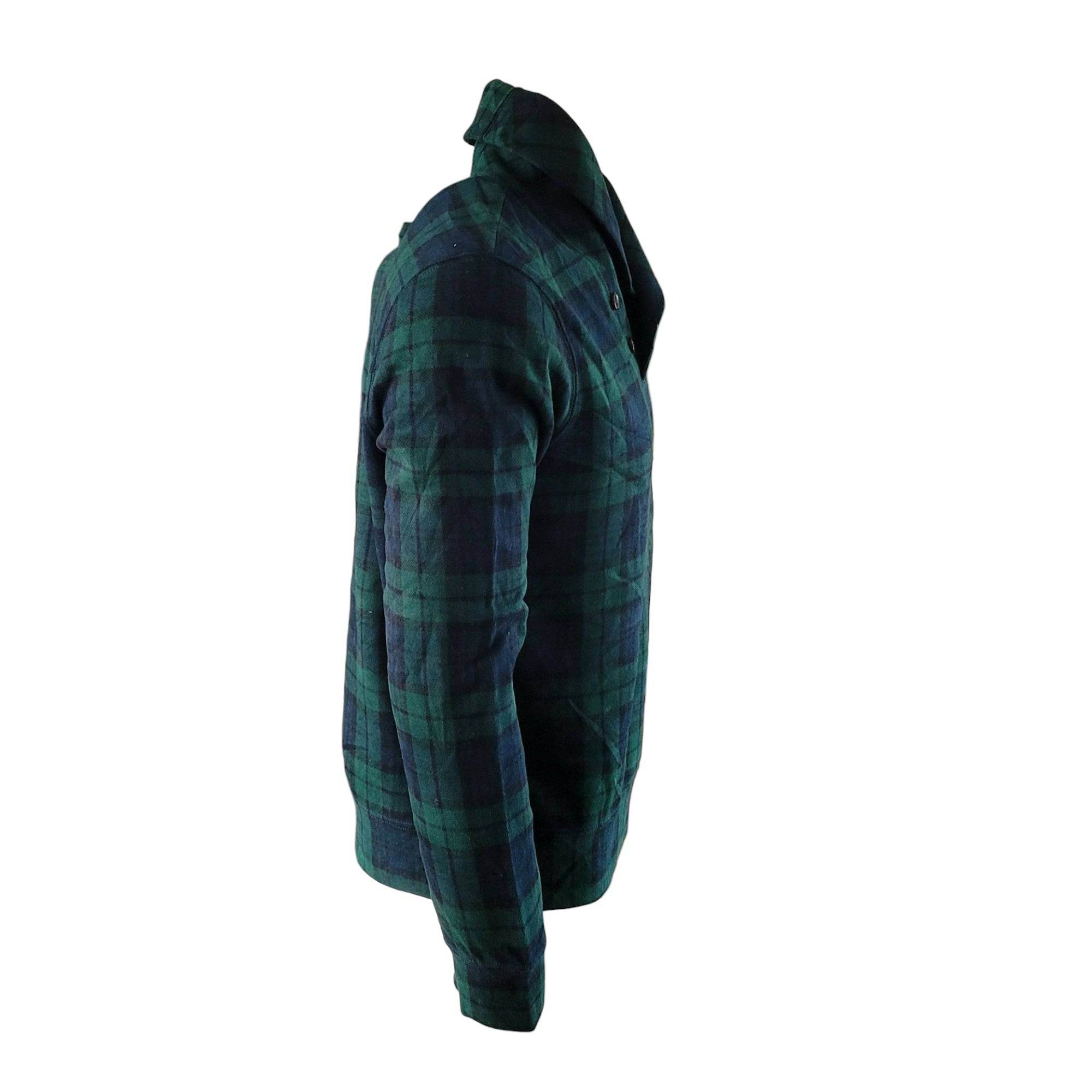 Vintage Polo Ralph Lauren Shawl Sweatshirt – Tartan Green M - USASTARFASHION