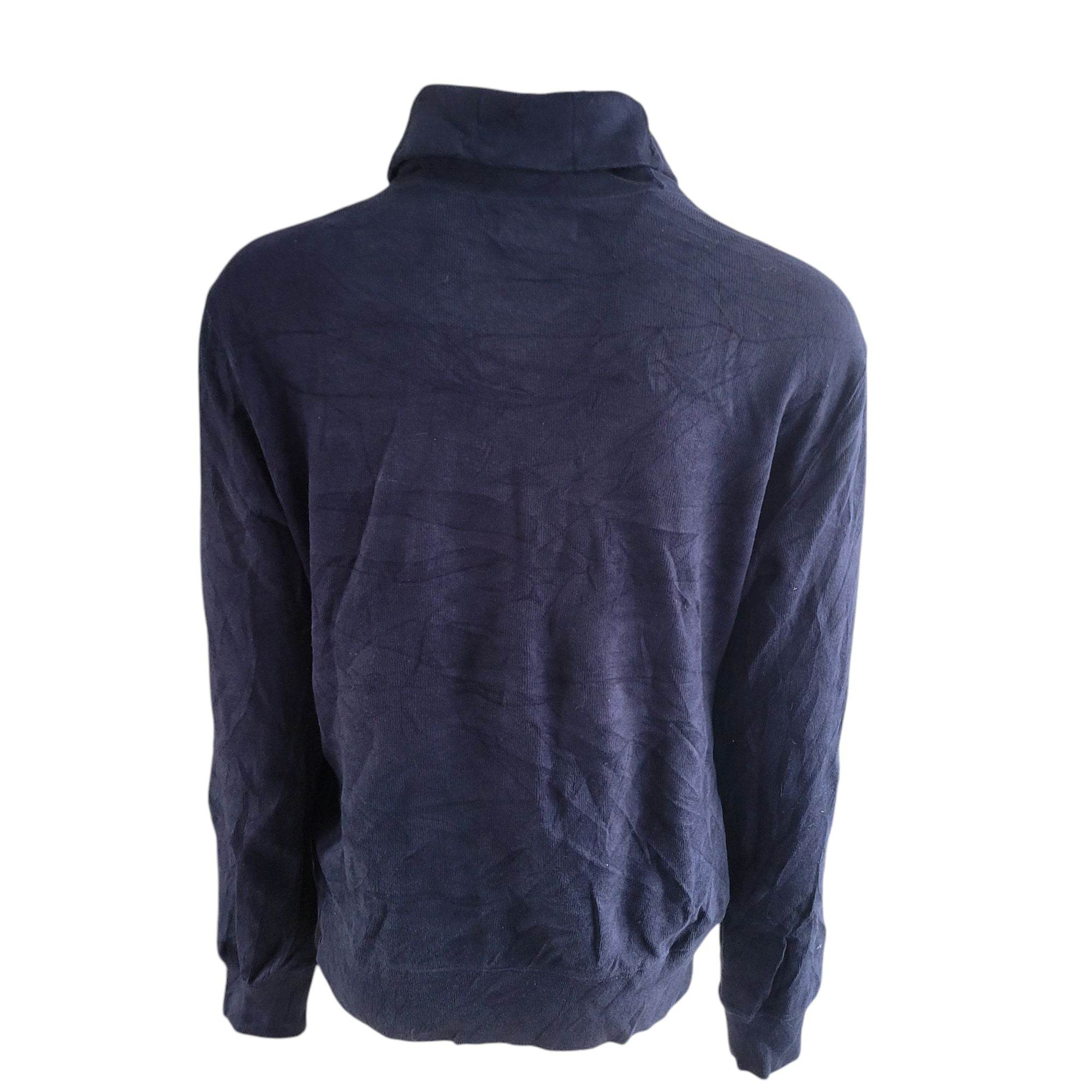 Vintage Polo Ralph Lauren Navy Shawl Pullover – Size L/G - USASTARFASHION