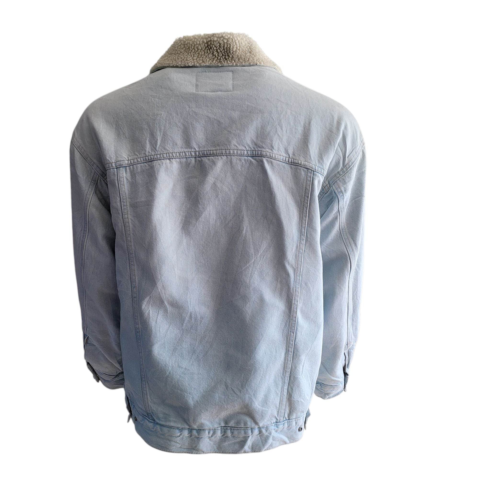 Vintage Levi’s Sherpa - Lined Denim Jacket – Size L - USASTARFASHION